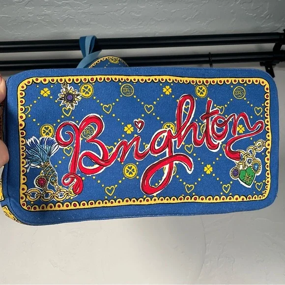 Brighton Glittering Love 2024 Large Canvas Tote Bag - NWT - Picture 5 of 15